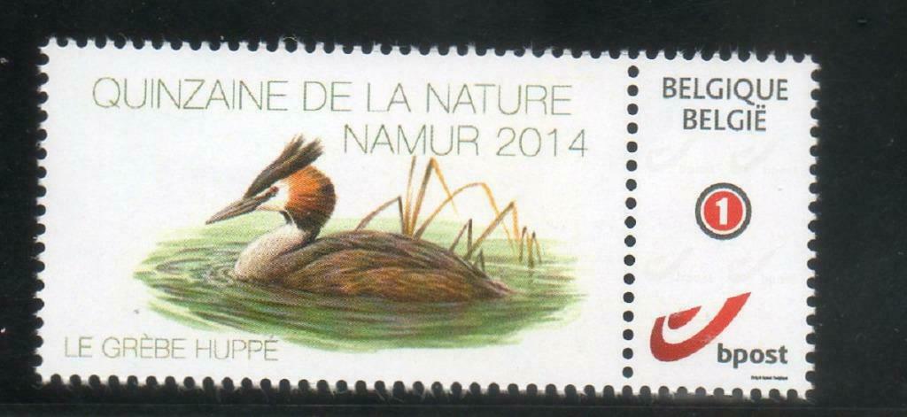 Duostamp / Mystamp : Buzin - Le grèbe huppé - Quinzaine de l, Enlèvement ou Envoi