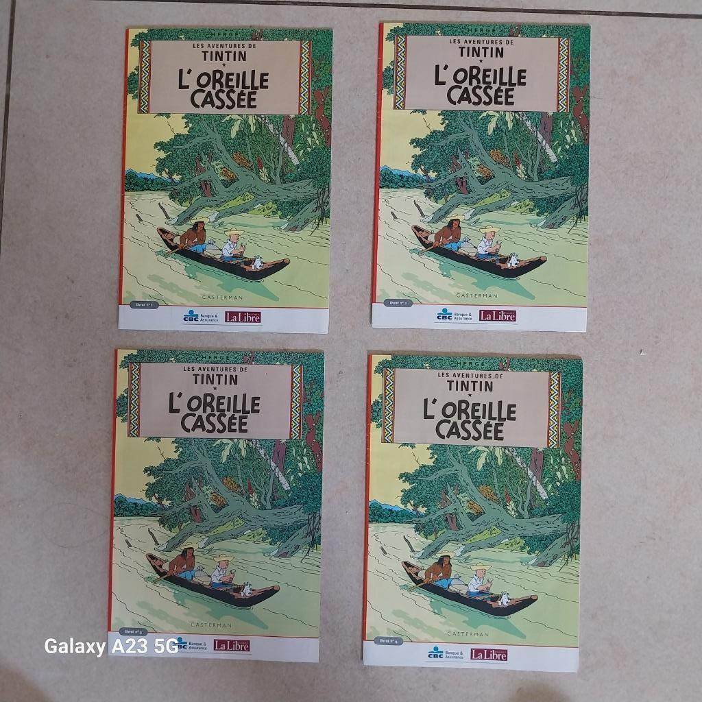 4 livrets reformant la BD Tintin" Oreillée cassée"+ articles, Livres, Neuf, Plusieurs BD, Enlèvement, Divers auteurs