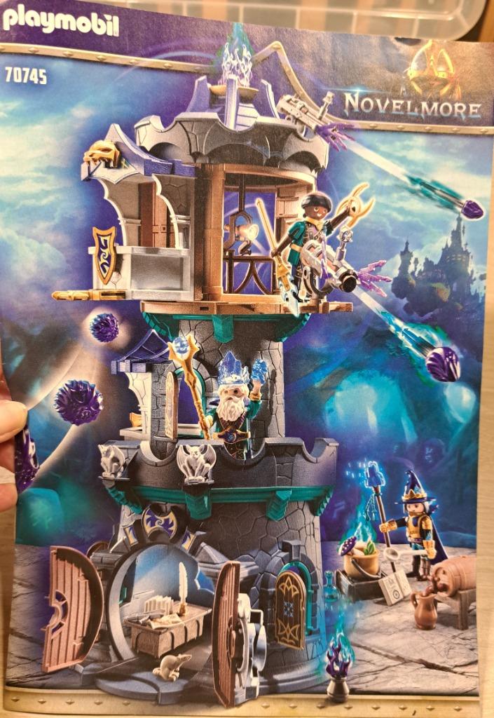Playmobil 70745 Novelmore Tovenaarstoren, Kinderen en Baby's, Speelgoed | Playmobil, Zo goed als nieuw, Complete set, Ophalen of Verzenden