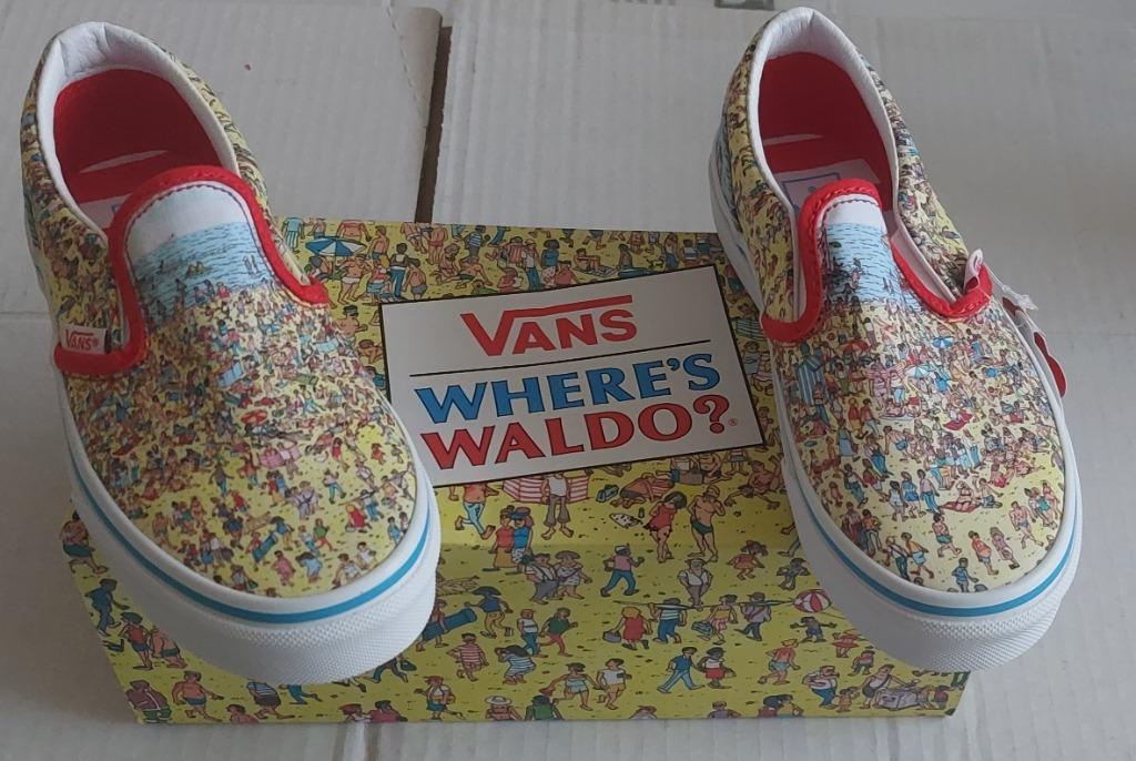Vans - Where's Waldo Classic Slip-On - Nieuw en zeldzaam, Vans, Overige typen, Nieuw, Ophalen of Verzenden
