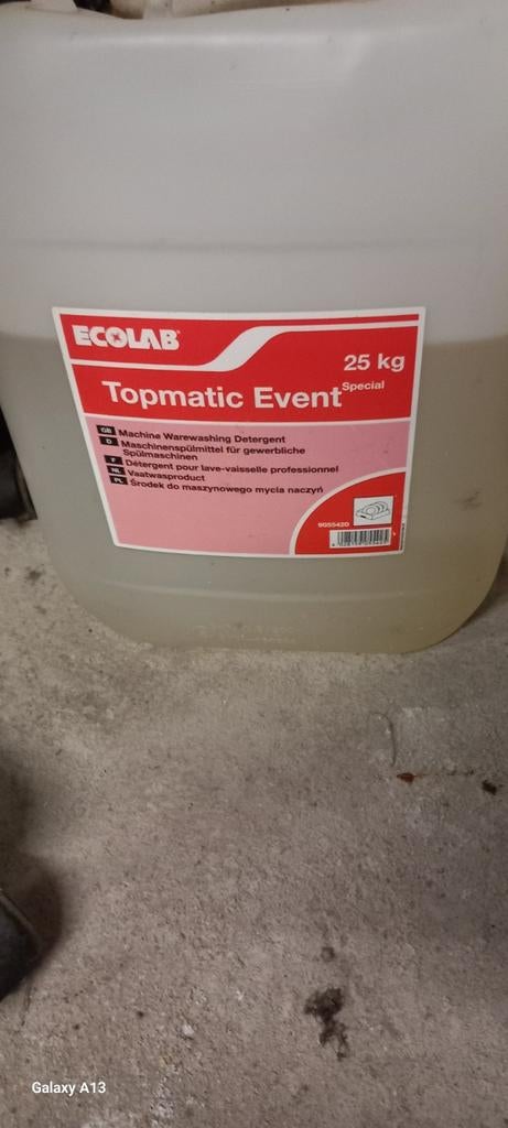 Ecolab vaatwas middel professionals, Ophalen
