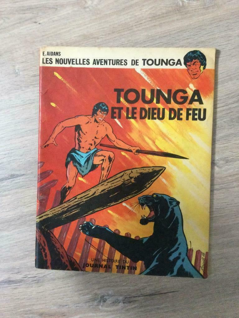 Livre TOUNGA ET LE DIEU DE FEU, Livres, BD, Une BD, Enlèvement ou Envoi, Utilisé
