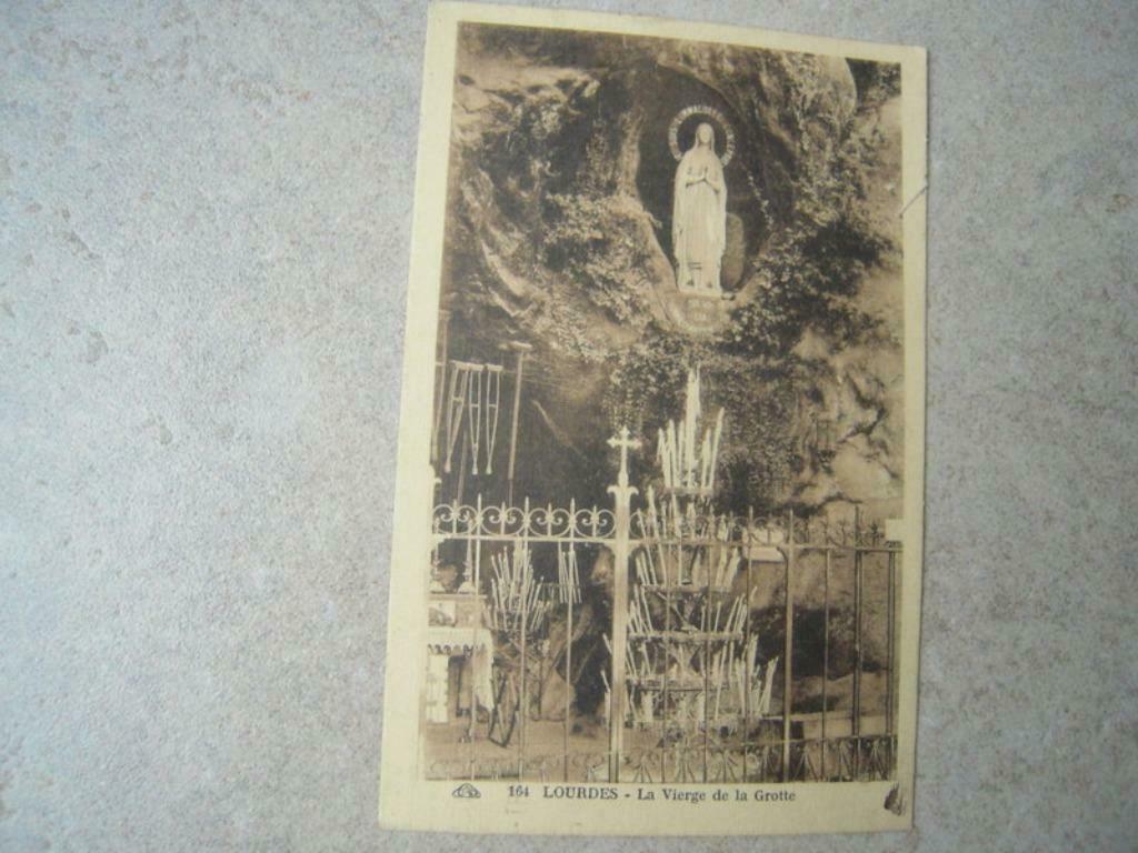 Carte postale, Carte postale Lourdes 1940, Enlèvement ou Envoi, 1920 à 1940, Affranchie, France