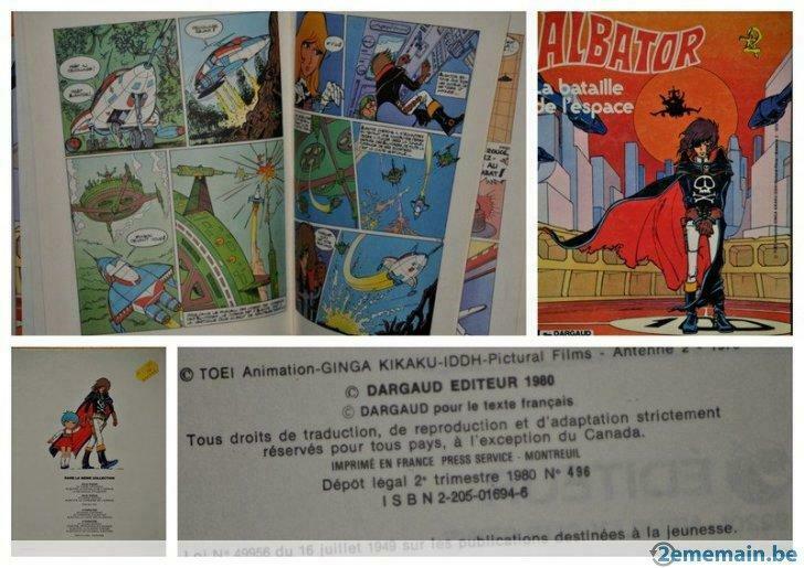 Bande dessinée Albator La bataille de l'espace de 1980, Enlèvement ou Envoi, Utilisé