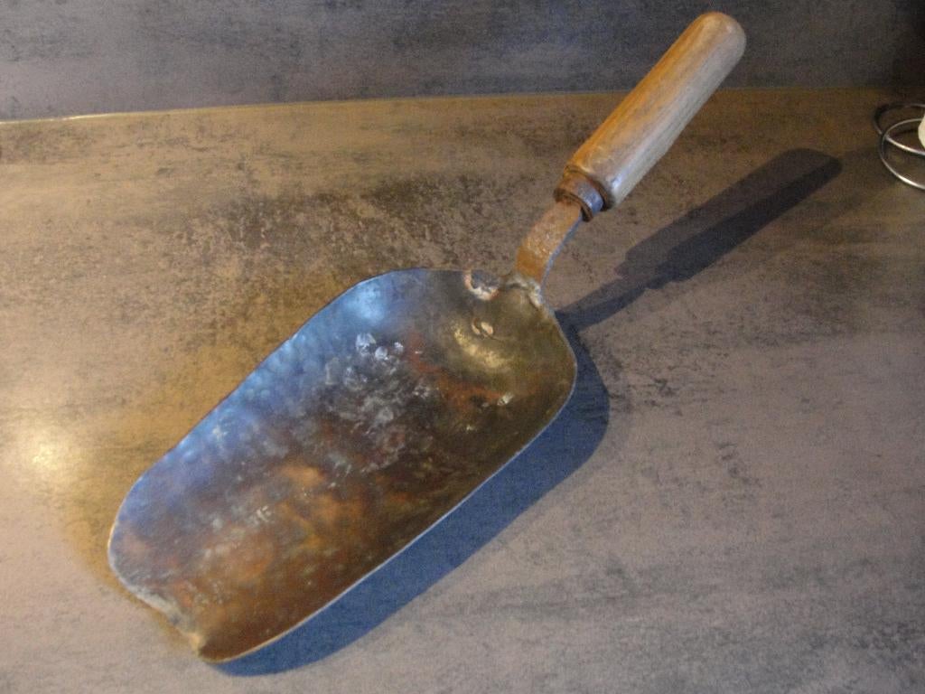 Pelle à charbon ancienne en cuivre., Enlèvement ou Envoi, Cuivre