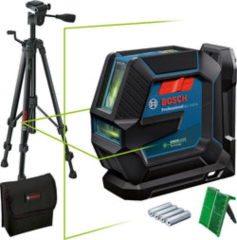Bosch professionele laserwaterpas GLL 2-15 G (groene straal,, Doe-het-zelf en Bouw, Ophalen, Nieuw, Overige meters