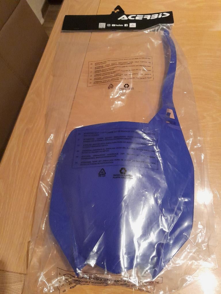 Acerbis nummerbord yamaha yz yzf nieuw, Motos, Enlèvement ou Envoi, Neuf