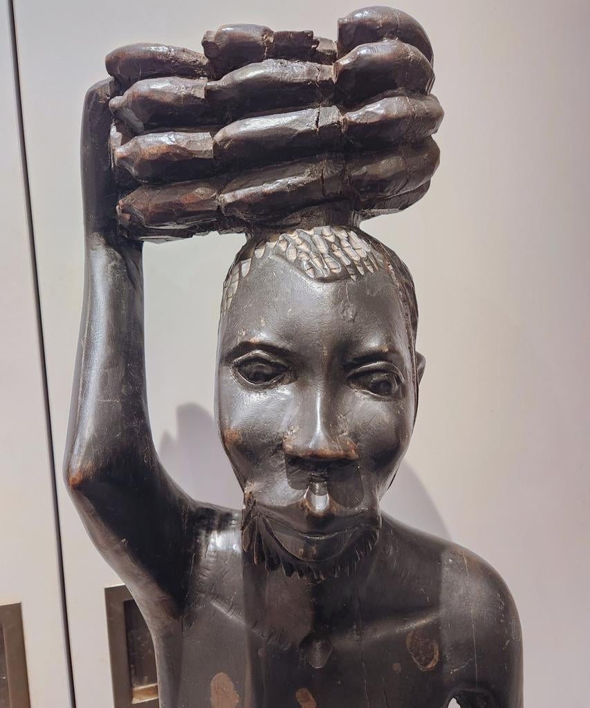 ebbenhouten sculpturen / beelden, Antiek en Kunst, Ophalen