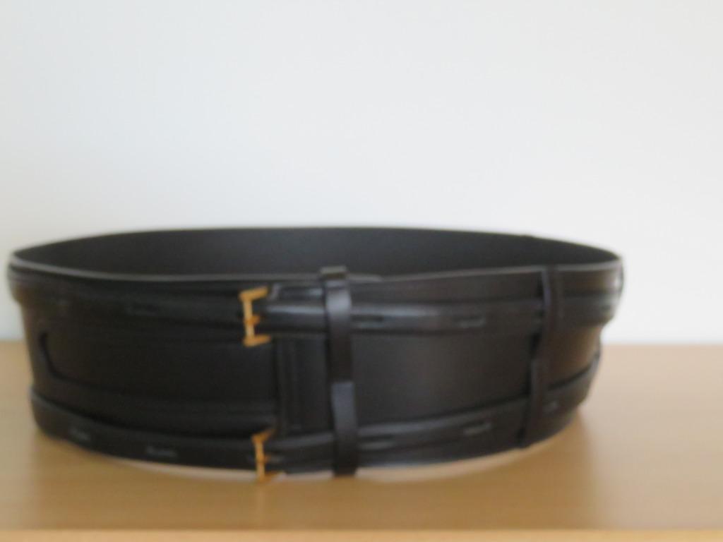Nieuwe ceinture/riem " Le Kate" Delvaux, Ophalen, Nieuw, Zwart