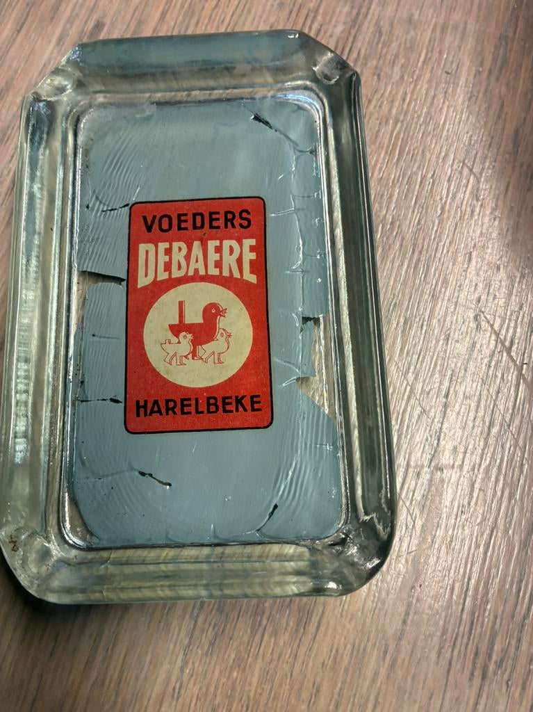 Asbak Harelbeke voeders Debaere, Ophalen of Verzenden, Gebruikt