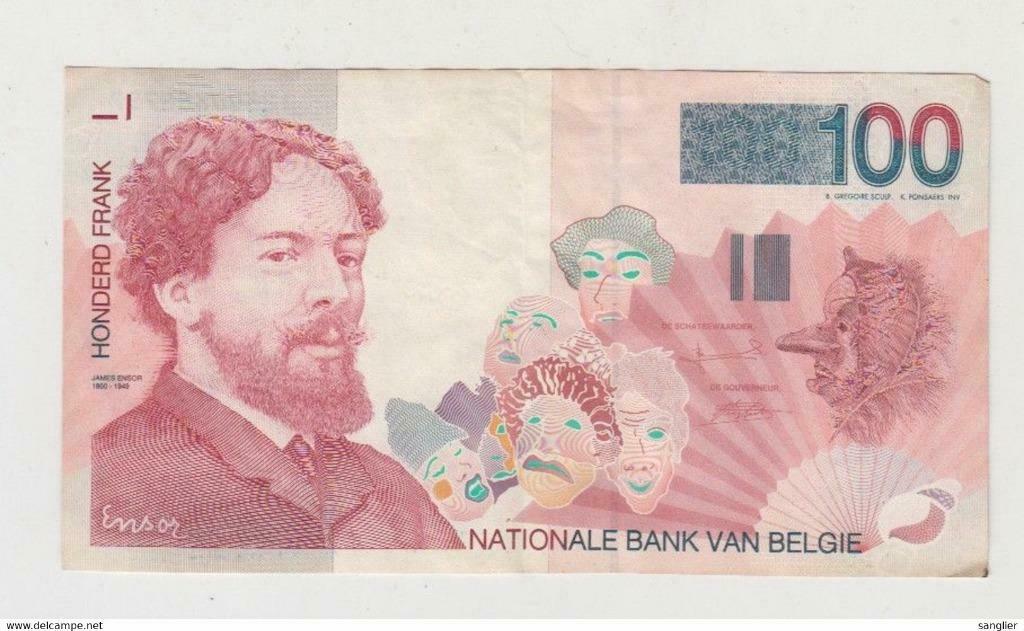 billet 100 franc belge, Verzamelen, Ophalen of Verzenden, Gebruikt