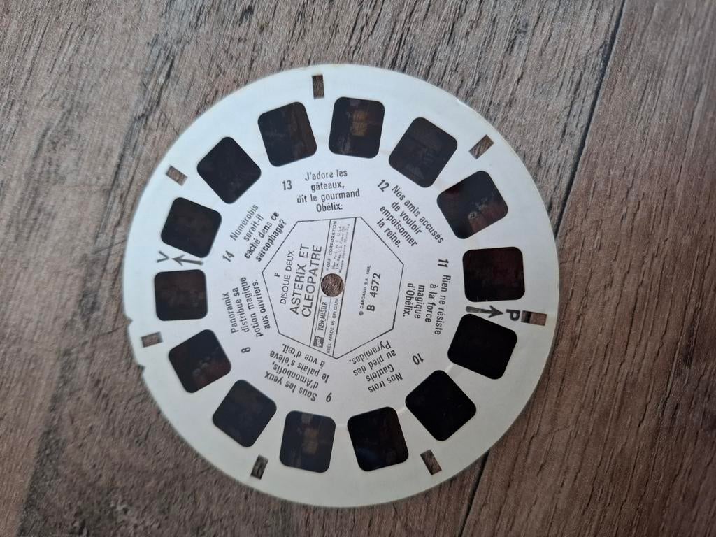 Viewmaster : astérix et cléopatra 4572, Verzenden, Zo goed als nieuw