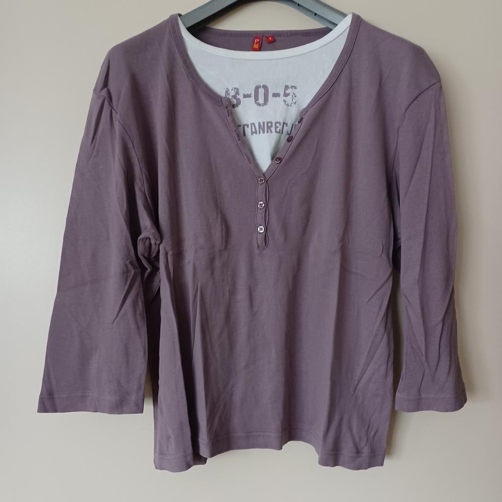 Paprika t-shirt met 3/4 mouwen. Maat 4., Kleding | Dames, Ophalen of Verzenden, Zo goed als nieuw, Wit