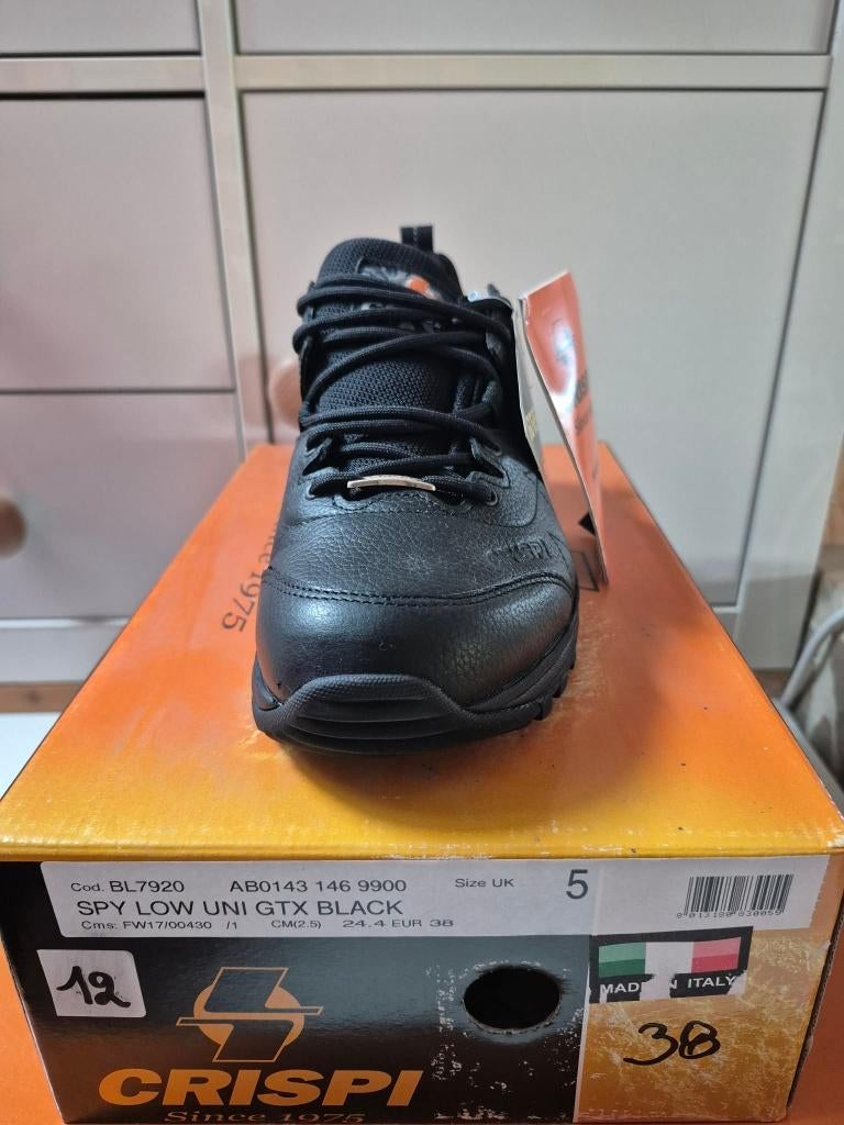 Chaussures Crispi Spy Uni Low GTX Black P38 Neuves (12-13), Neuf, Crispi, Enlèvement ou Envoi, Chaussures basses