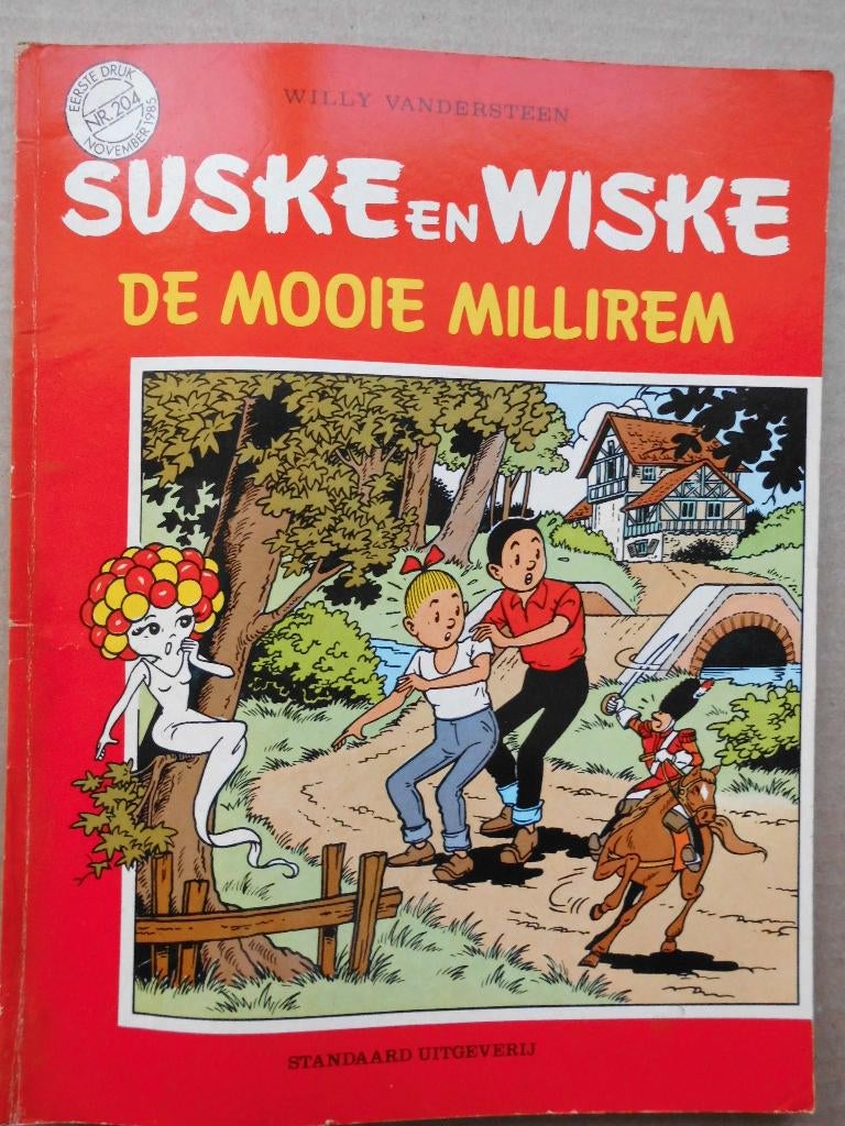 Suske en Wiske - De mooie Millirem, Boeken, Gelezen, Willy Vandersteen, Eén stripboek, Ophalen of Verzenden