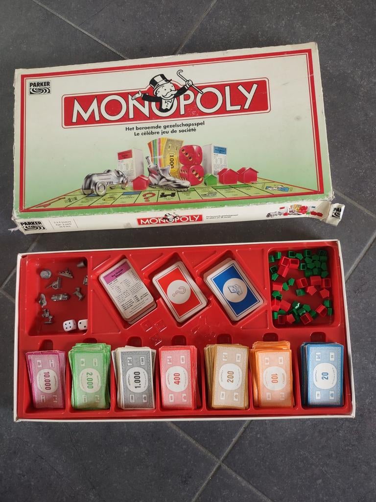 Spel Monopoly - Parker, Hobby en Vrije tijd, Drie of vier spelers, Ophalen of Verzenden, Gebruikt