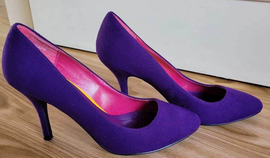 Mooie paarse pumps, Ophalen, Zo goed als nieuw, Pumps