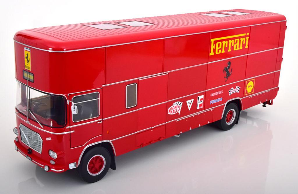 FIAT CMR 150 RILFO FERRARI TRANSPORTER 1967 1/18, Hobby & Loisirs créatifs, Voitures miniatures | 1:18, Enlèvement ou Envoi, Neuf