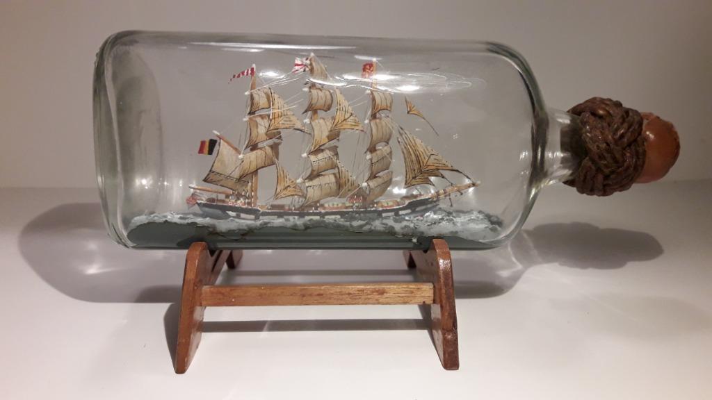 ZEILSCHIP IN FLES, Ophalen of Verzenden