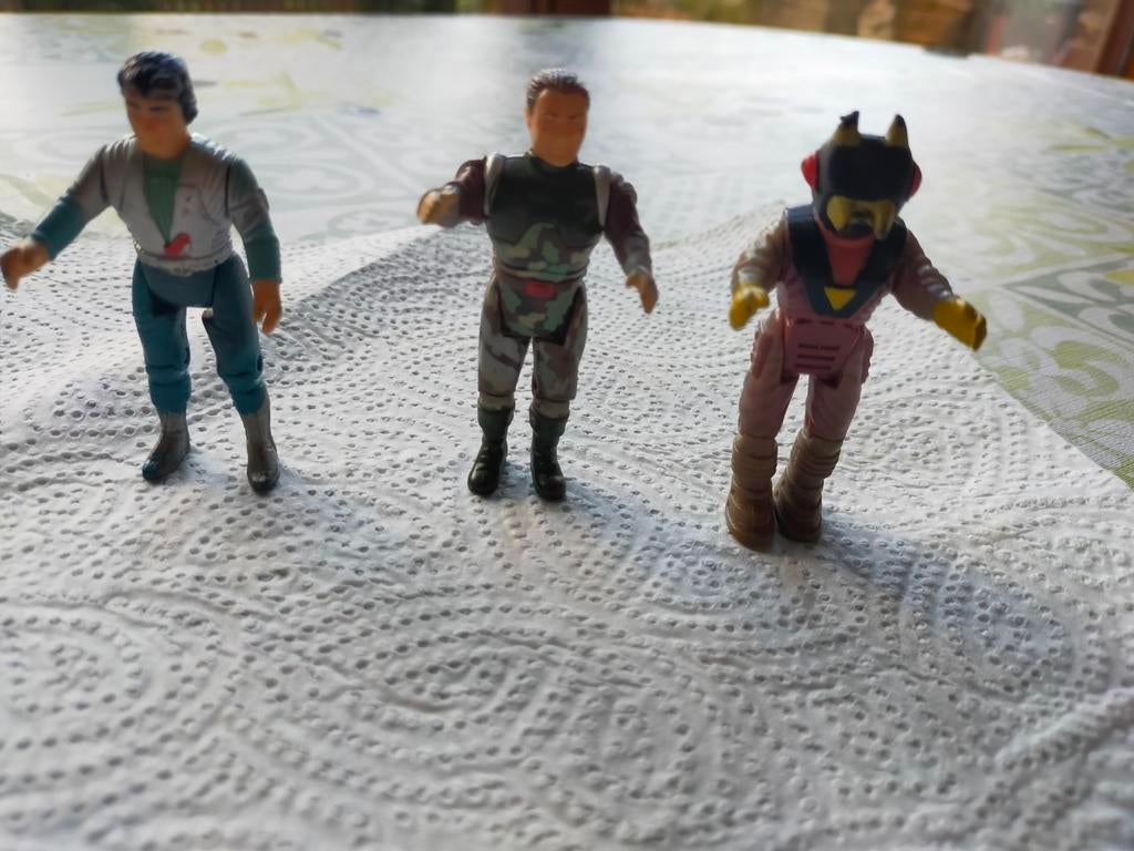 Dino Riders Tyco figuren.Groote 7cm.1987., Verzamelen, Ophalen, Zo goed als nieuw