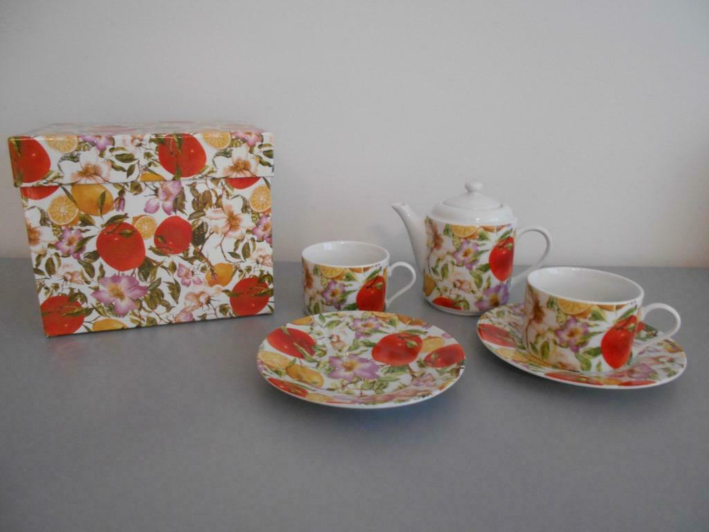 NIEUW Theeset voor twee personen, Ophalen of Verzenden, Nieuw, Overige stijlen, Overige typen