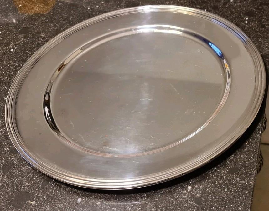 zilveren schotel CESA 1882  36,5 cm als nieuw, Enlèvement, Argent
