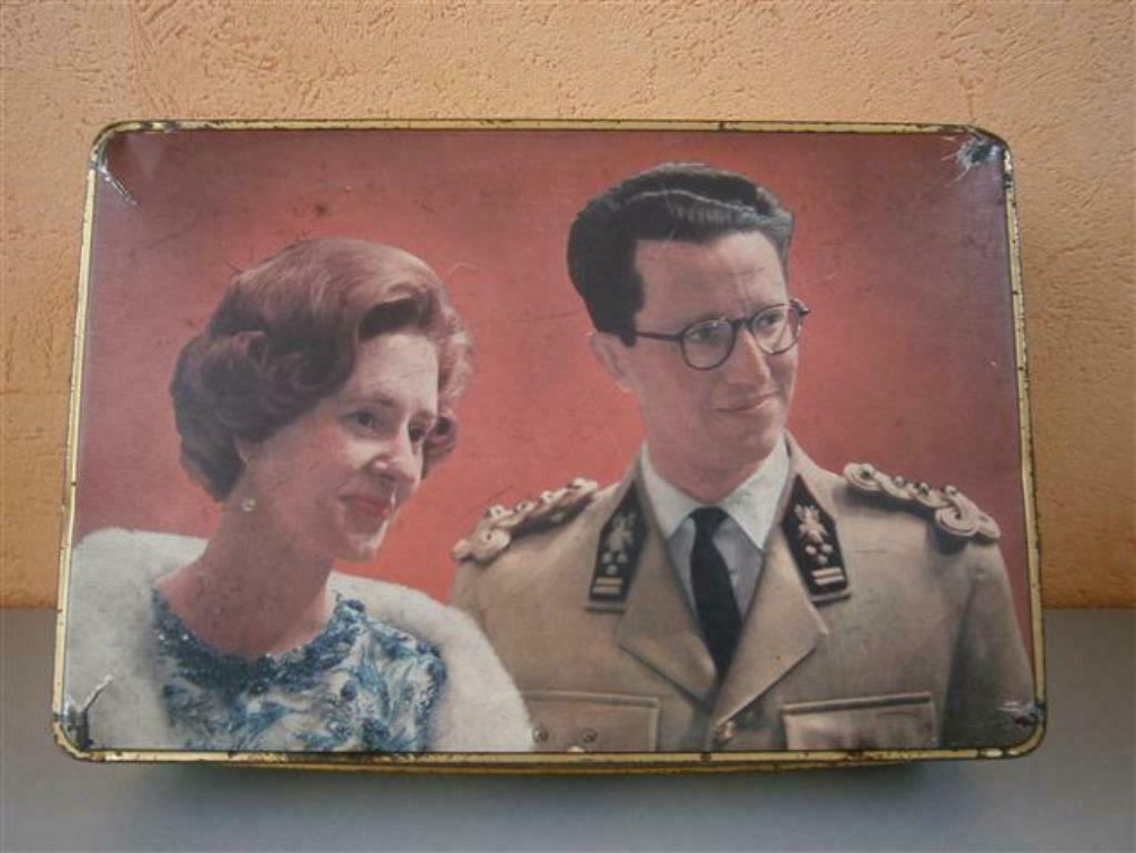 Blik Boudewijn en Fabiola Jacques chocolade, Enlèvement ou Envoi, Utilisé, Autre, Autres marques