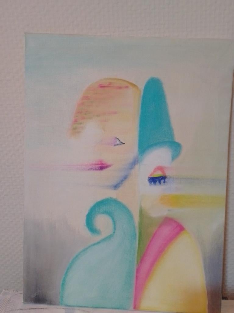 Cirque, peinture acrylique sur toile., Enlèvement ou Envoi