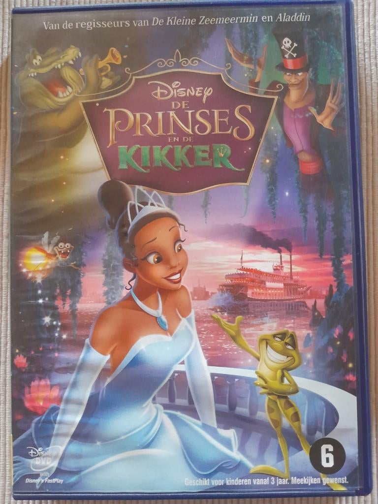 De prinses en de kikker, À partir de 6 ans, Enlèvement ou Envoi, Dessin animé, Américain