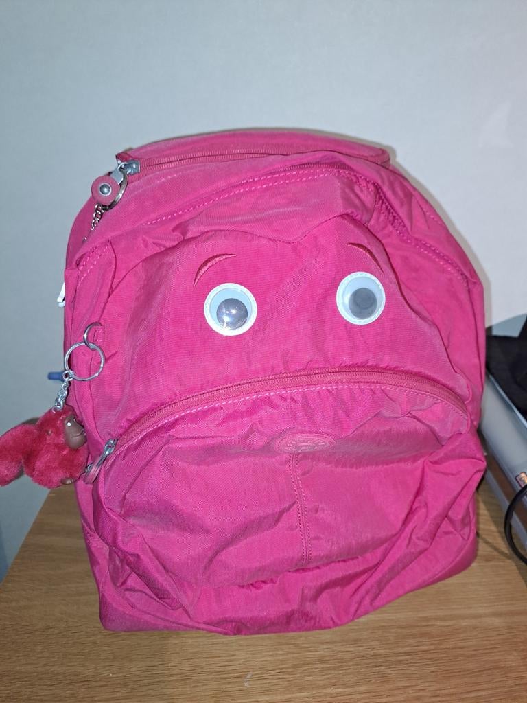 Cartable kipling Nusi True Pink 30 cm, Enlèvement