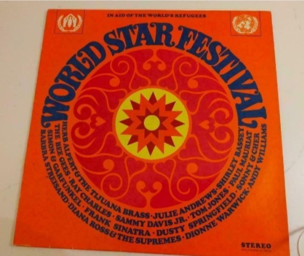 Vinyl LP World Star Festival Unicef Pop Rock Jazz Blues, Cd's en Dvd's, Vinyl | Verzamelalbums, Pop, 12 inch, Ophalen of Verzenden