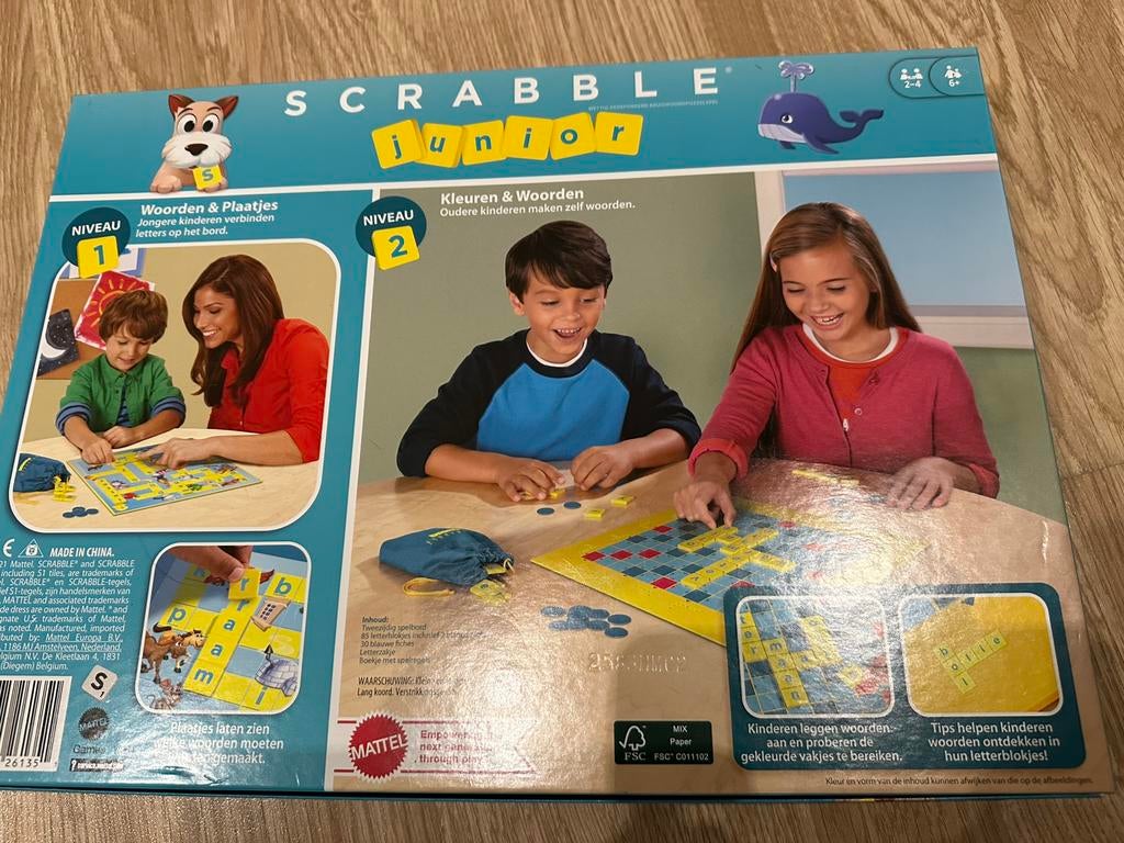 Scrabble junior nieuw, Een of twee spelers, Ophalen of Verzenden, Nieuw