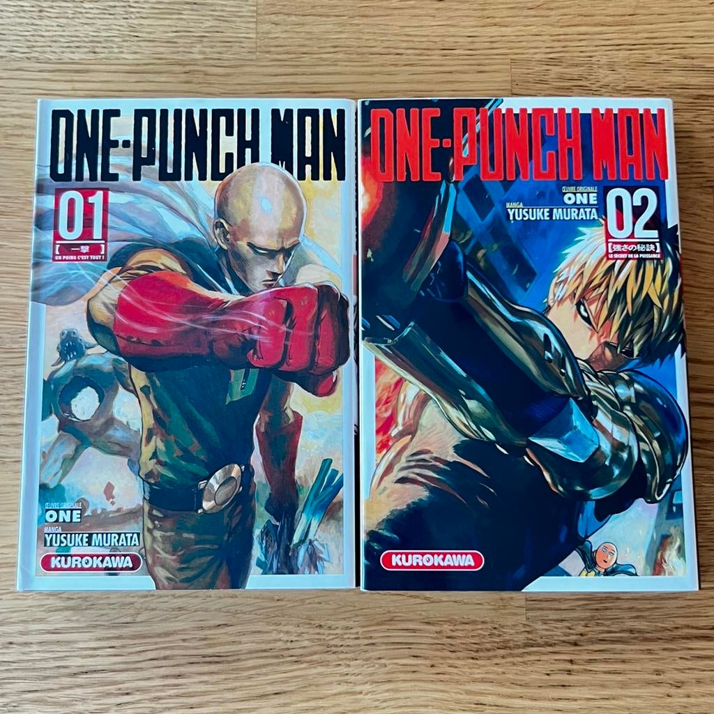 [Manga FR] One-Punch Man Tomes 1&2 – Très bon état, Plusieurs comics, Enlèvement ou Envoi, Utilisé, Japon (Manga)