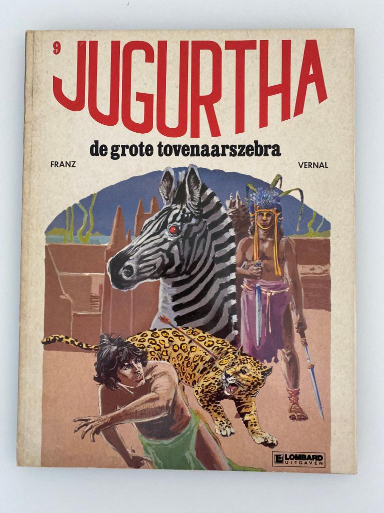 Jugurtha 9 De grote tovenaarszebra 1ste druk 1982, Enlèvement ou Envoi, Une BD, Utilisé, Franz