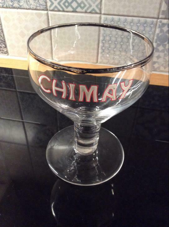 Emaille  glas chimay, Ophalen