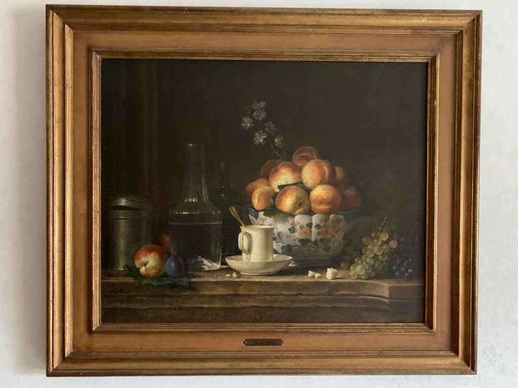 Vintage reproductie “Stilleven" Roland de la Porte, Ophalen of Verzenden