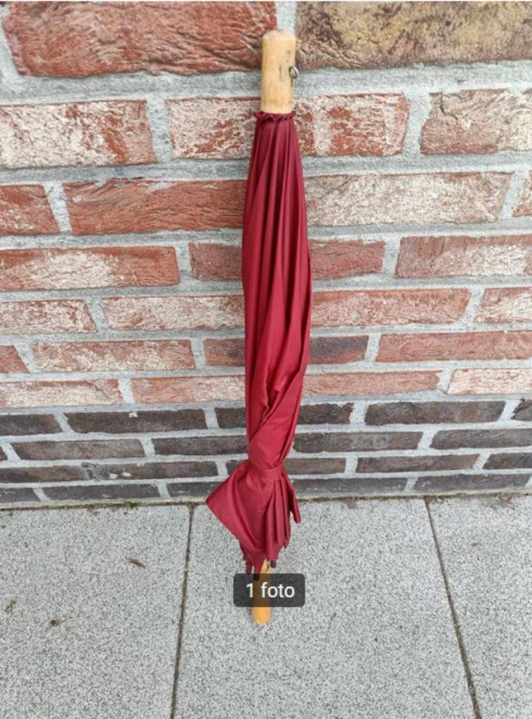 paraplu, Ophalen, Nieuw, Rood