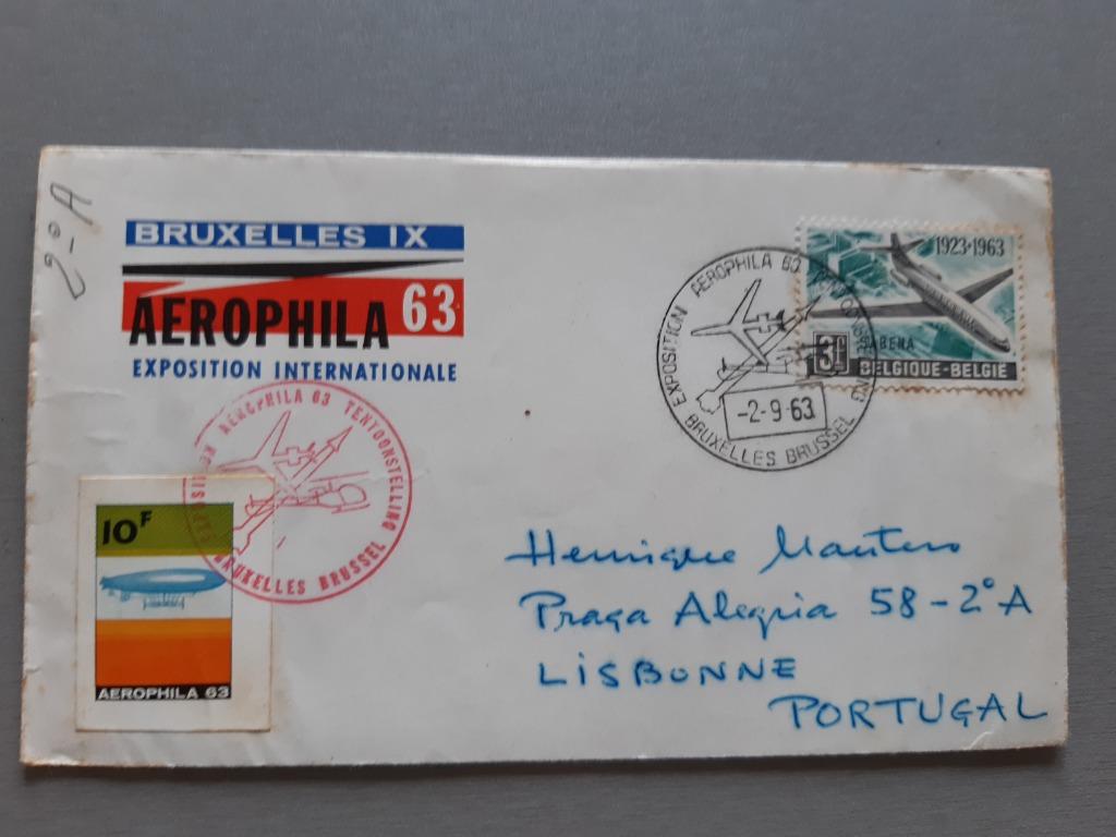 Timbres-poste de 1940 à 1947 à 1963 : Sabena, Botswana, Hong, Enlèvement ou Envoi, Affranchi, Avions