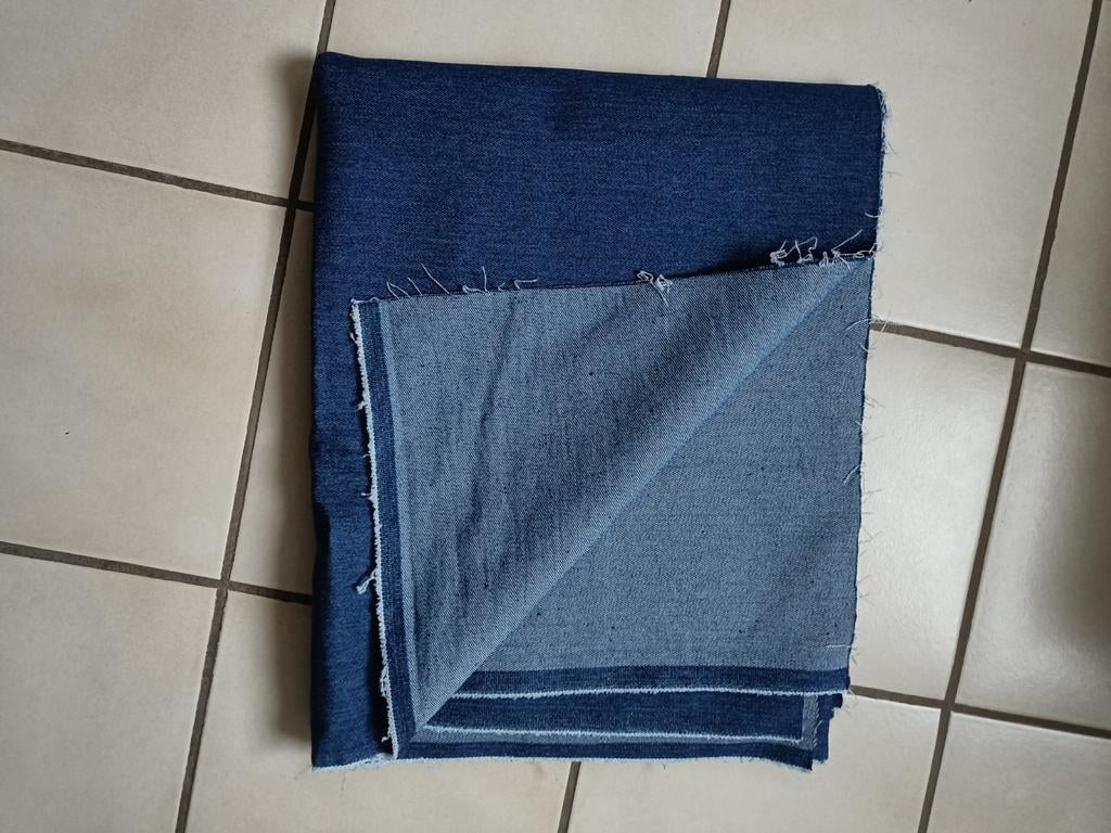 Jeans stof, 1 meter., Hobby en Vrije tijd, Ophalen, Nieuw