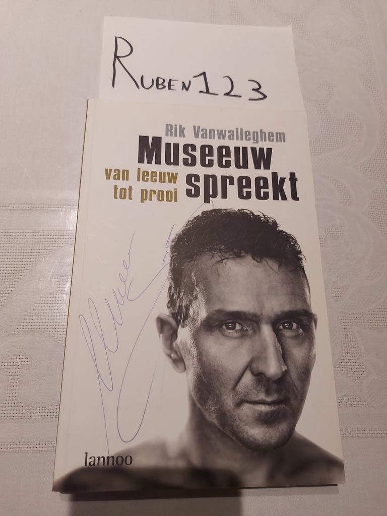 Vanwalleghem - Museeuw spreekt, Livres, Biographies, Comme neuf, Enlèvement ou Envoi