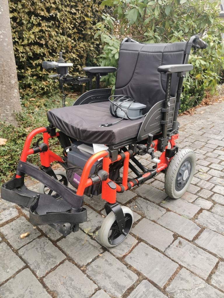 Fauteuil roulant électrique pliable Invacare Esprit Action 4, Enlèvement ou Envoi, Pliant, Comme neuf, Fauteuil roulant électrique