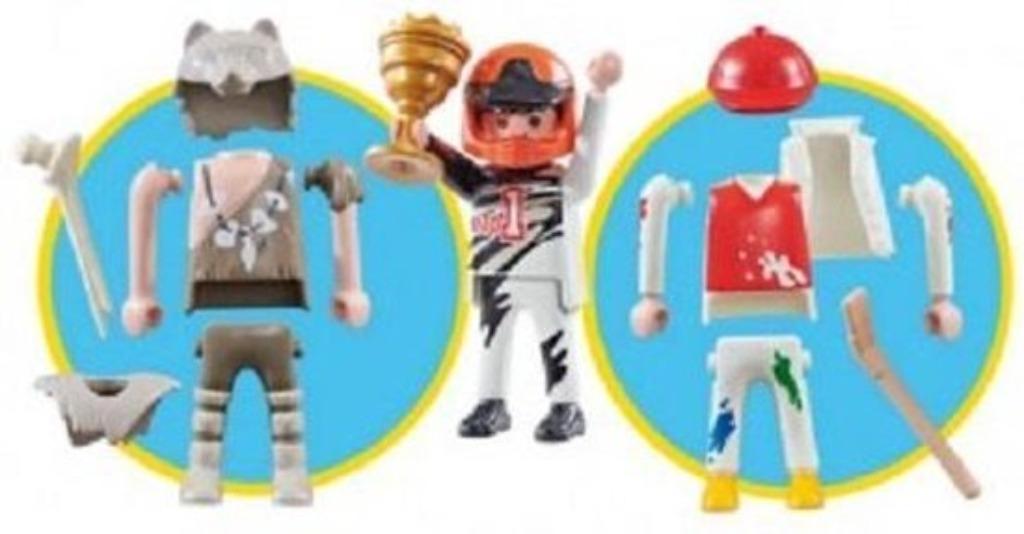 Playmobil Multi Play holbewoner coureur schilder, Kinderen en Baby's, Speelgoed | Playmobil, Ophalen of Verzenden, Gebruikt