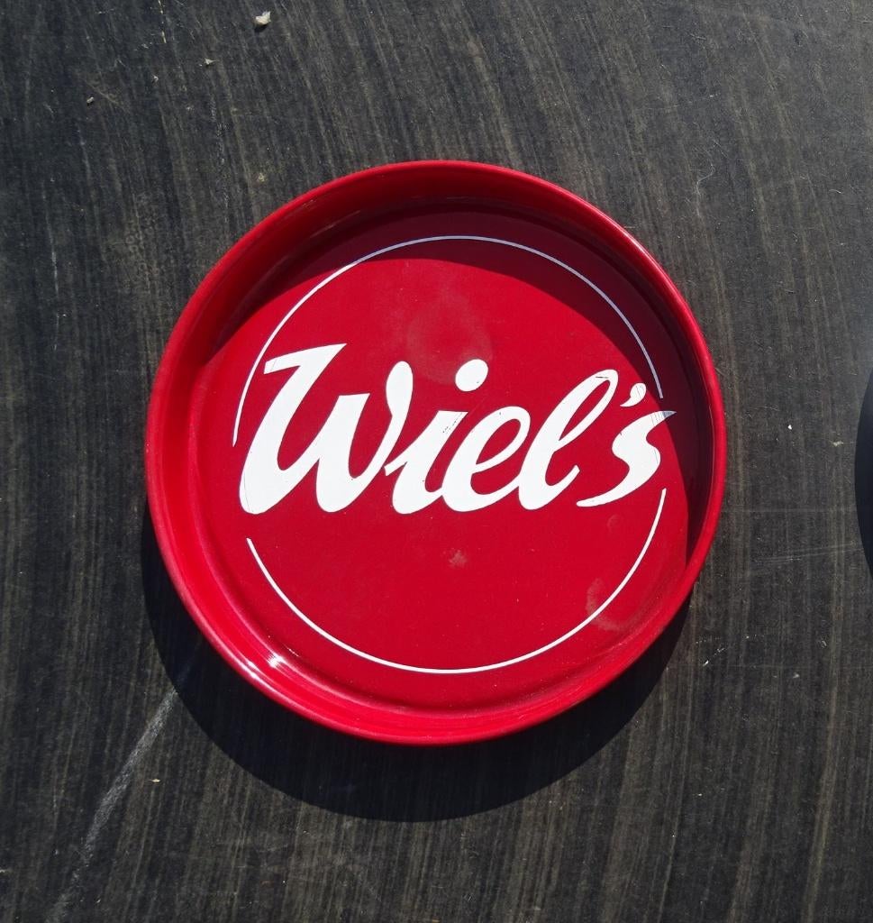 plateau à bière WIEL' S / Whitbread, Enlèvement ou Envoi, Comme neuf, Panneau, Plaque ou Plaquette publicitaire