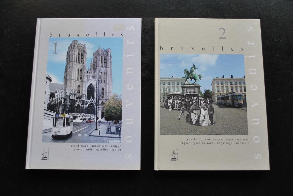 Bruxelles souvenirs de nos rues et de nos trams Vol. 1 - 2, Ophalen of Verzenden, Gebruikt, Tram, Boek of Tijdschrift