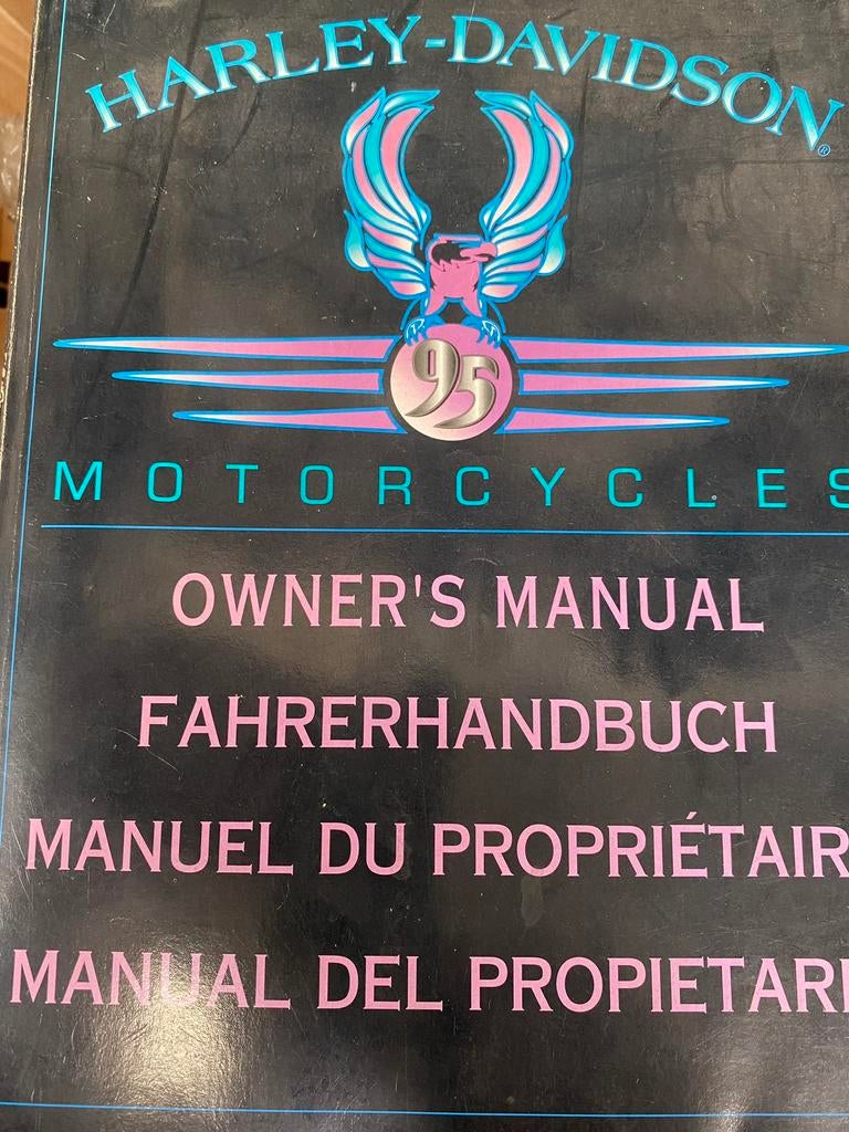 Manuel de l'utilisateur, manuel d'utilisation du HD 95, Motos, Modes d'emploi & Notices d'utilisation, Enlèvement ou Envoi, Harley-Davidson ou Buell