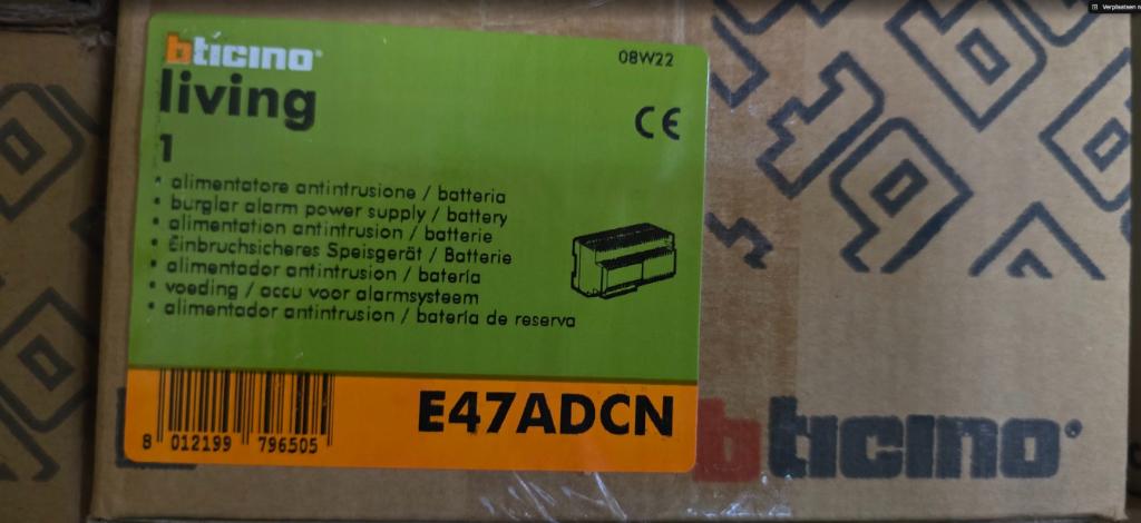 Alimentation BTICINO E47ADCN MyHome SCS. Faites une offre !, Enlèvement ou Envoi, Neuf
