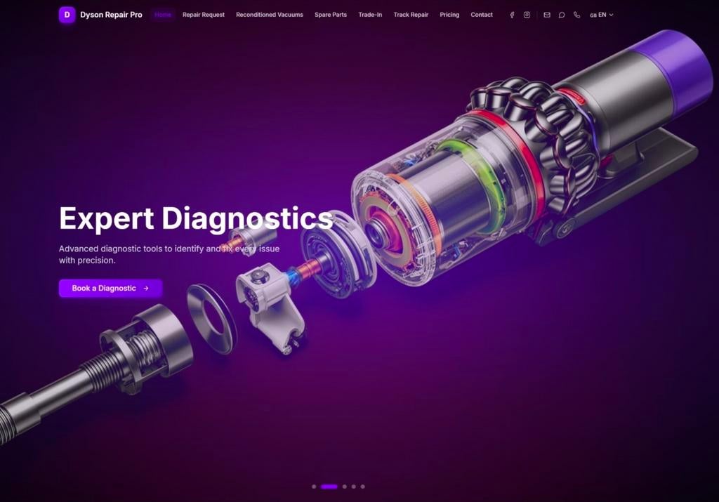 Dyson V10 Cyclone stofzuiger reparatie, Elektronische apparatuur, Stofzuigers, Zo goed als nieuw, Stofzuiger, Ophalen of Verzenden
