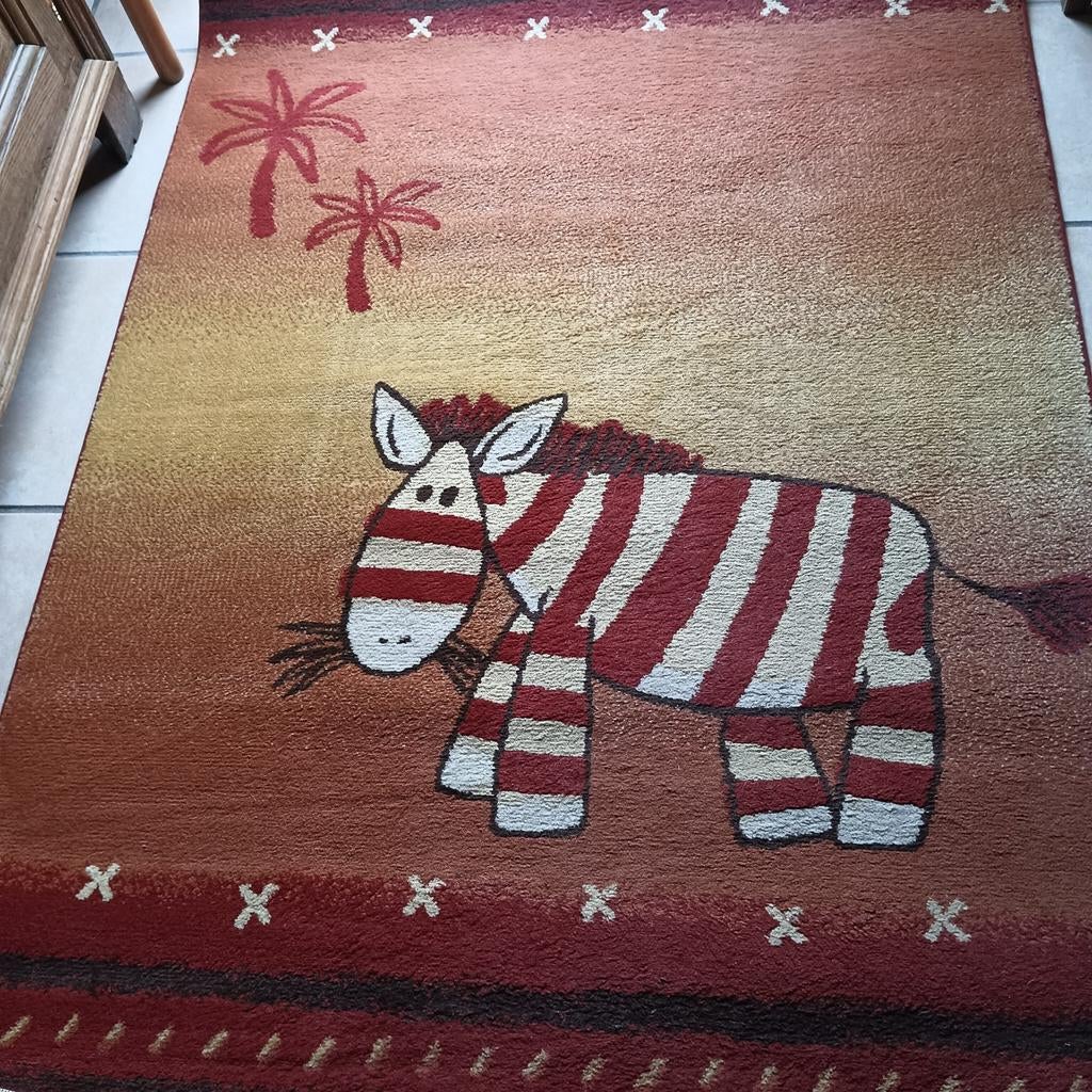 Heytens Zoe de zebra vloerkleed 120 x 170 cm, Huis en Inrichting, Stoffering | Tapijten en Vloerkleden, Ophalen