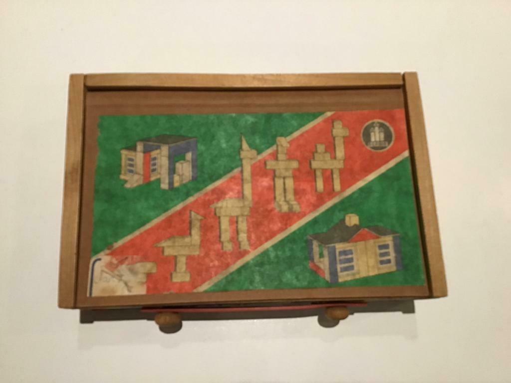 Retro houten blokjes om mee te bouwen, Enlèvement ou Envoi, Utilisé