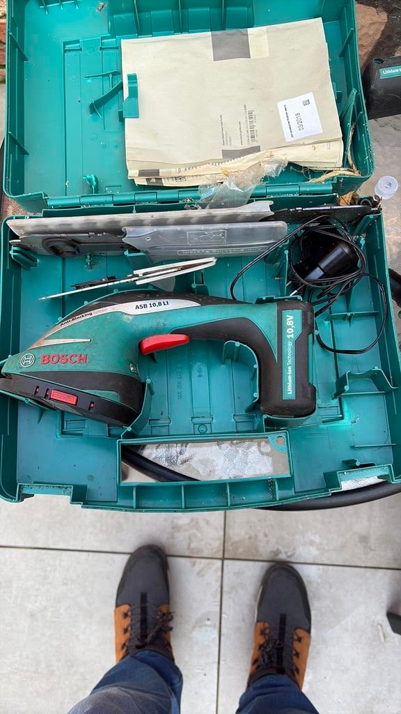 Taille haie et coupe branche boch, Jardin & Terrasse, Enlèvement, Utilisé, Batterie